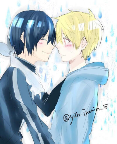 #野良神##夜雪# 可爱，夜ト雪落書き via twi @y2h_inorin_5 侵删。