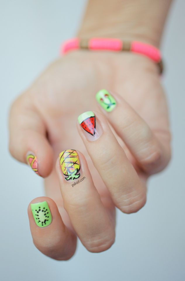 Fruit Nail artFruit Nails #nails #nailart #nailpolish #beauty