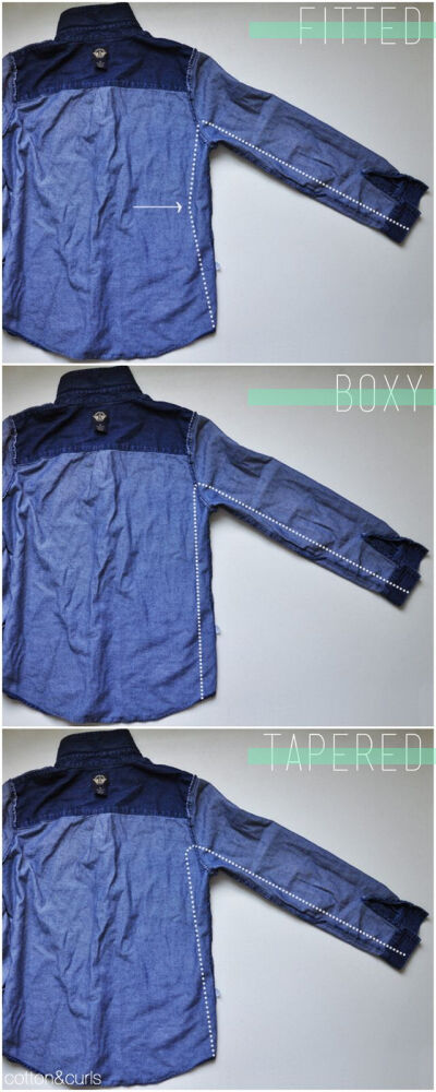 C: 3 ways to revamp a button up shirt