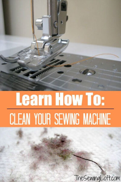 Learn how to clean your sewing machine and keep in it working order. Remove dust and fiber build up. The Sewing Loft