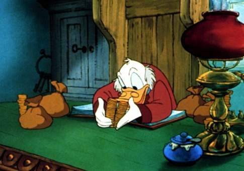 唐老鸭俱乐部 动画在美国于1987年首播, 台湾华视首播时被翻译为《唐老鸭俱乐部》，香港无线电视同样译作《唐老鸭俱乐部》。本片是以唐老鸭的叔叔史高治（Scrooge） 以及唐老鸭的侄子为主角。#忘不了儿时的动画#