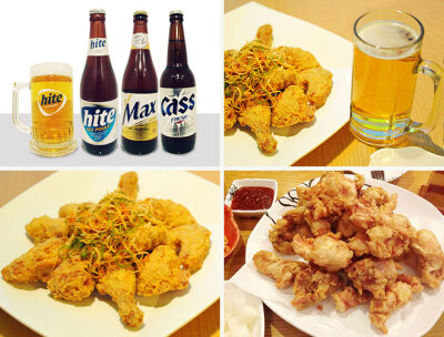 这个组合韩国甚至衍生出了一个专用词来称呼它： 치맥（CHI MEK）。取炸鸡和啤酒两名词的首字组合在一起。足以证明它广泛深远的影响力。只要一提起炸鸡，那肯定会来上一杯啤酒，两者的固定搭配已经成为了定理被根植进…