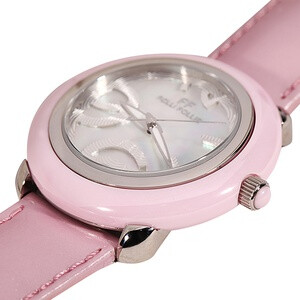 [6折]FolliFollie芙丽芙丽PEARLIUS 白色粉色真皮手表WF0T060SP的图片