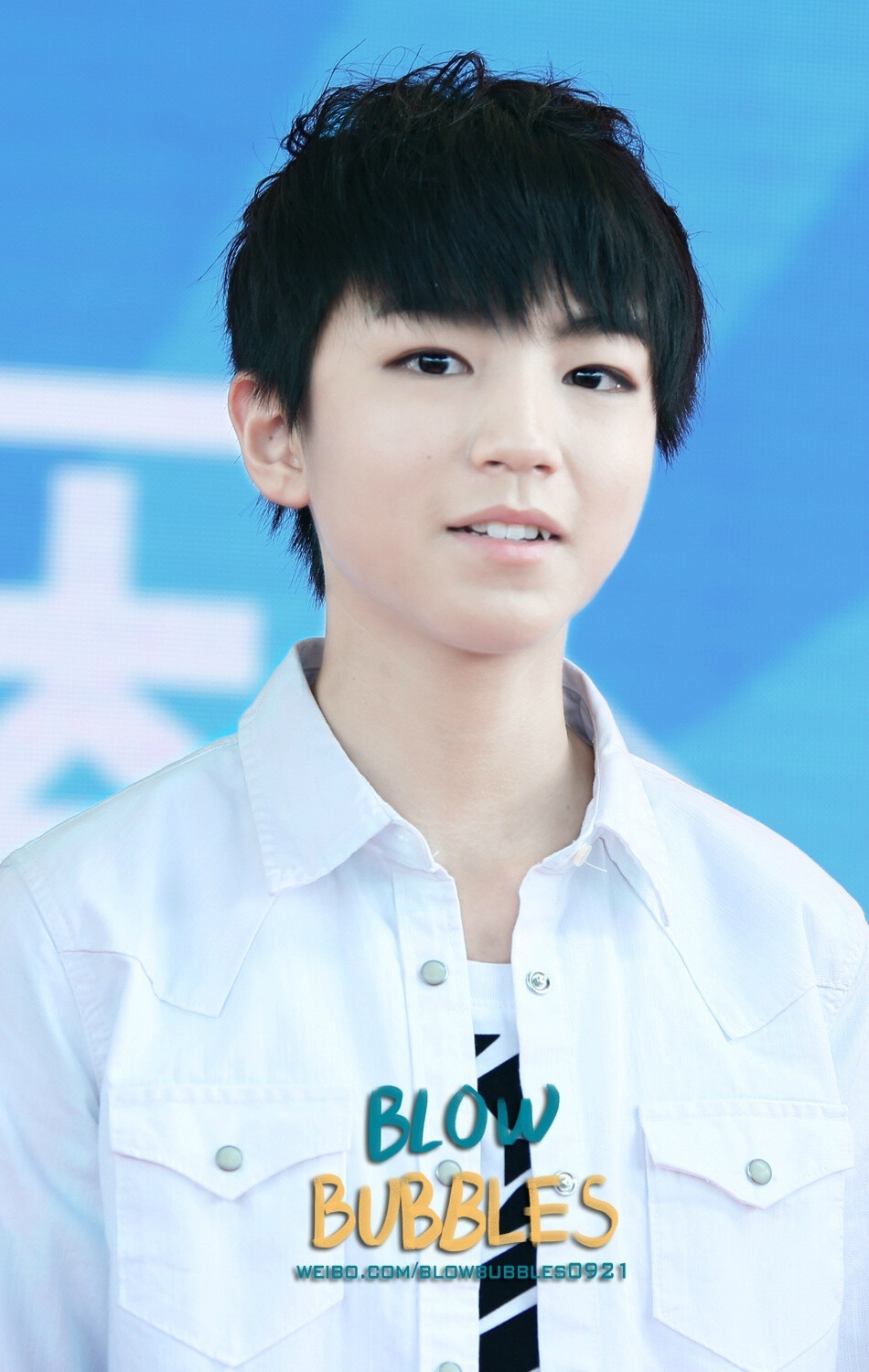 TFBOYS王俊凯 对白衬衫少年完全没有抵抗力