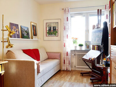 瑞典设计师打造温馨公寓 小空间大容量~