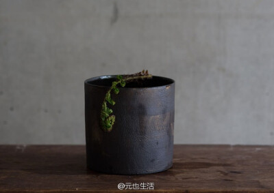 物尽其用，自在物华；明心净气，心有莲台。（陶作：西川 聡，花艺：上野雄次）