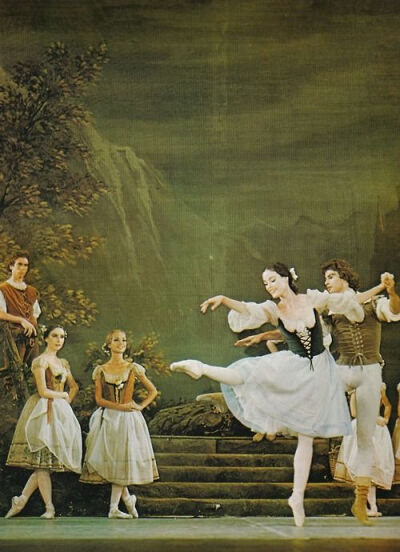 Karen Kain &amp;amp; Frank Augustyn in Giselle. National Ballet of Canada.1976.