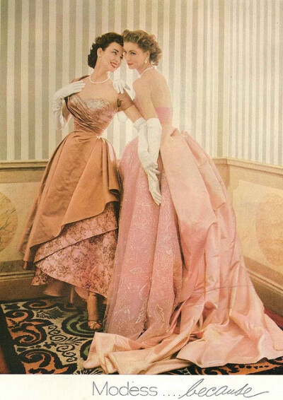 1950s evening looks.