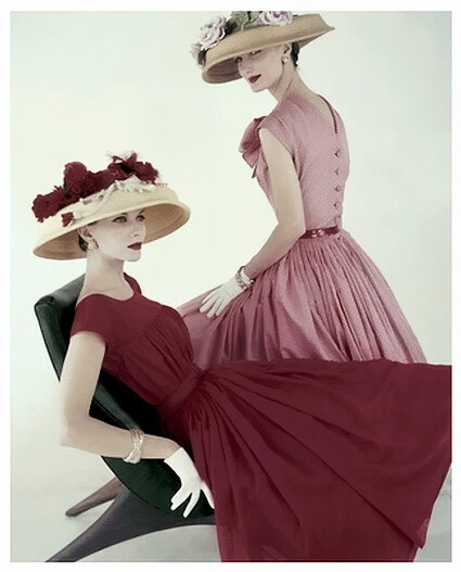 ~Vogue - April 1956 by Karen Radkai~