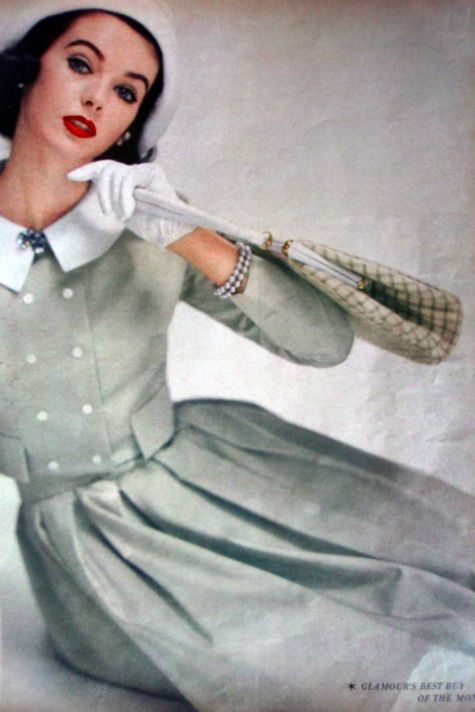 ~Fashion for Glamour magazine, 1957~