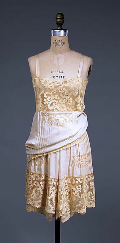 1930's french lingerie - Silk, linen - The Metropolitan Museum of Art