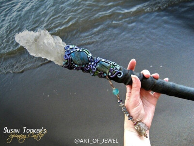 Beautiful wand devoted to the Goddess!