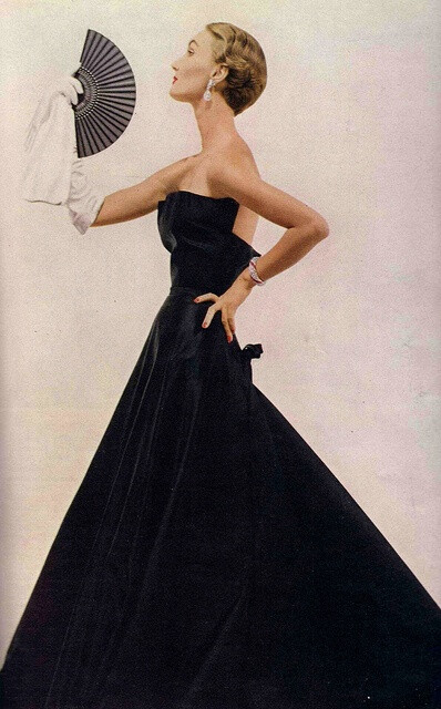 Evelyn Tripp in Christian Dior, 1949