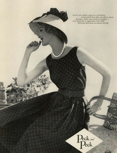 Peck and Peck Ad Campaign Spring/Summer 1959