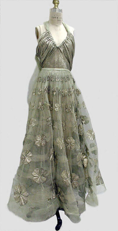 Evening dress by Vionnet, 1939. From the collection of the Metropolitan Museum of Art.