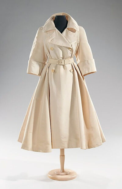 Coat 1955, American, Silk