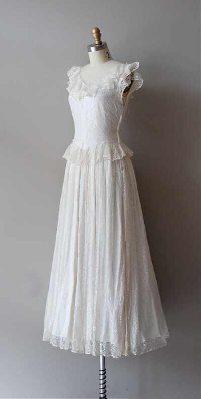 1930s lace dress