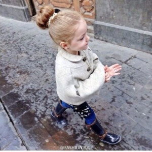 #FD kid's fashion#以後生女兒就能每天折騰各種髮型