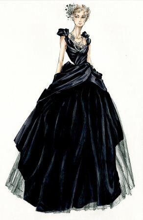 black gown x Anna Karenina :: Jaqueline Durran