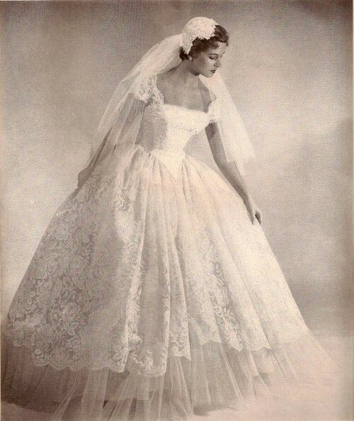 ~1950s wedding gown~