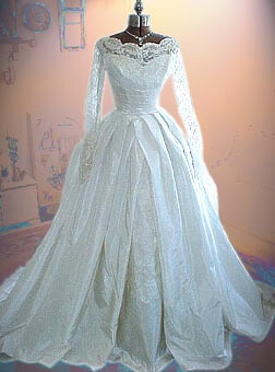 ~Vintage 1950s Wedding Dress~