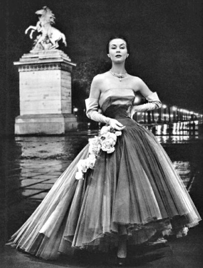 Evening gown by Marcel Rochas, Paris 1951