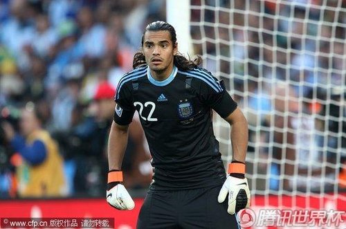 罗梅罗（阿根廷） 英文名:Sergio Romero 生日:1987-2-22 身高:1.92 体重:88 位置:门将 比赛信息 现役俱乐部:摩纳哥