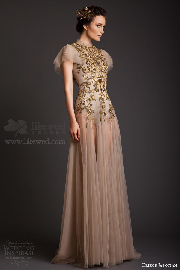 Krikor Jabotian Spring 2014 Dresses — Akhtamar Couture Collection(一)【巧克力沫】