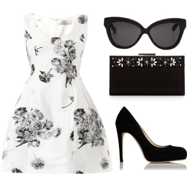 A fashion look from June 2014 featuring Prabal Gurung dresses, L.K.Bennett pumps and Salvatore Ferragamo clutches. Browse and shop related looks.