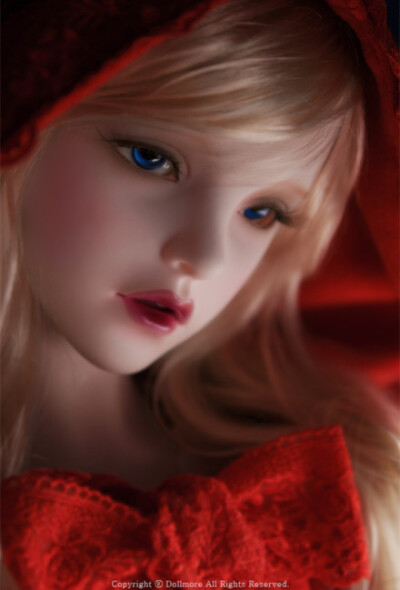 trinity doll #bjd# 红帽 Don't leave me alone, Elysia~ Deep wood make my heart beat so fast