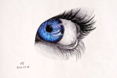 眼睛手绘插画