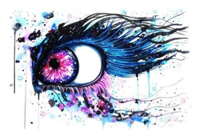 眼睛手绘插画