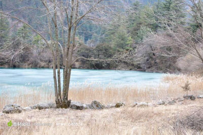 四川九寨沟冬景高清图片素材