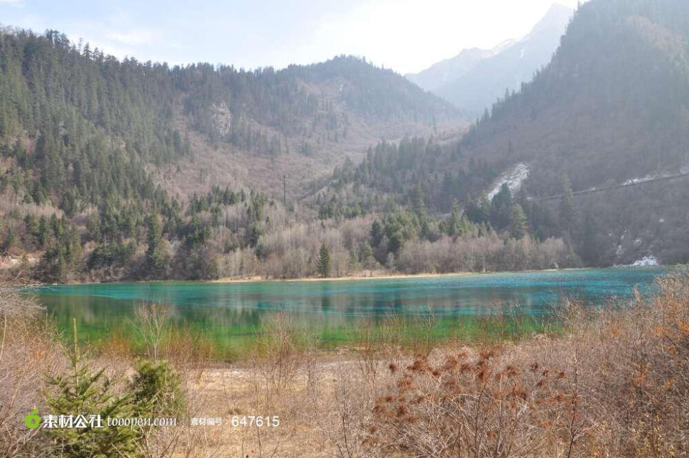 四川九寨沟冬景高清桌面图片素材