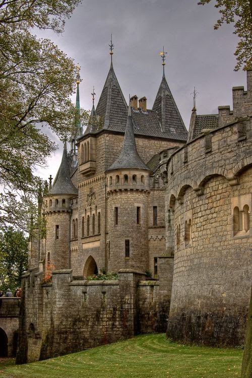 Medieval,-Marienburg-Castle,-Hannover,-Germany 中世纪，马林堡城堡，汉诺威，德国