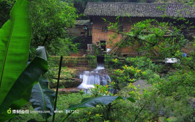 贵州赤水四洞沟村落风景高清摄影桌面壁纸图片素材