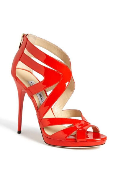 Hello, gorgeous red Jimmy Choo sandal!