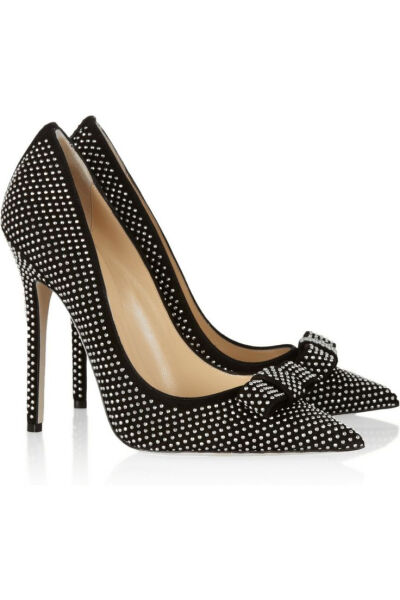 #JIMMY CHOO Maya studded suede pumps Because I said so.