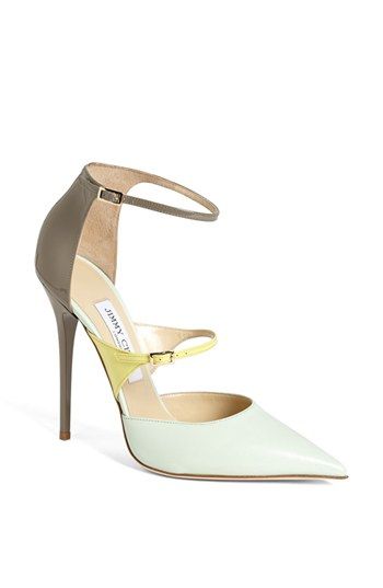 Jimmy Choo 'Sunday' Ankle Strap Pump - kind of screams, &amp;quot;wear me to a wedding!&amp;quot;