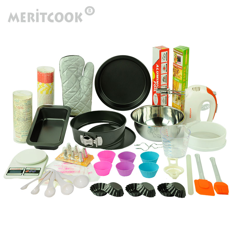 meritcook烘焙工具套餐 西點 烘培工具套裝 新手烤箱蛋糕模具