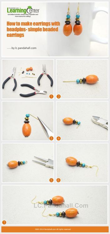 2 Steps to Make Drop Style Dangle Earrings for Beginners