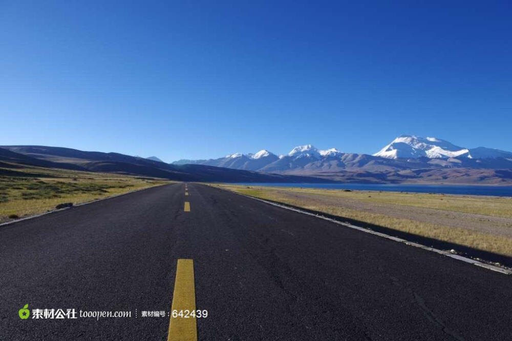 西藏阿里公路雪山风景素材高清摄影桌面壁纸图片素材