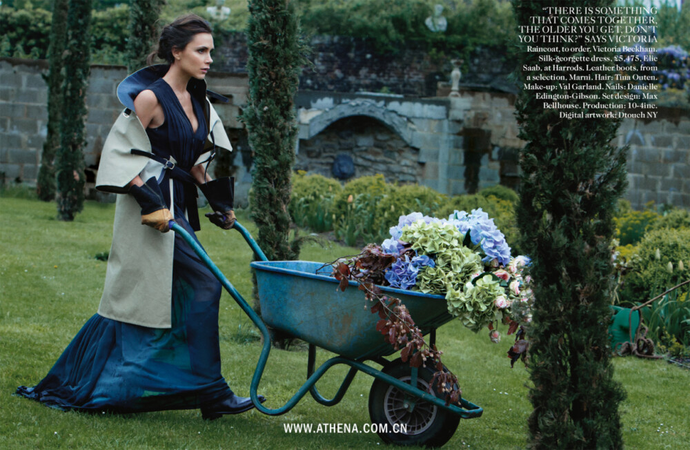 Cover Story: Victoria Beckham by Patrick Demarchelier for British Vogue August 2014