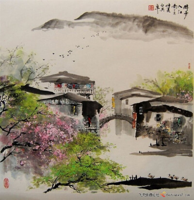 【新提醒】彩墨丹青（漂亮的水墨画素材）-...