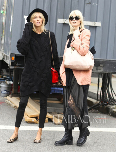 成熟利落的大女人风格，潇洒又帅气！“A”公子的品位真是没得说～