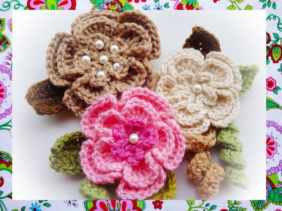 Creative uses Flowers Crochet Pattern Instant by wonderfulhands, $4.50