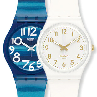 斯沃琪 Swatch 手表 男表女表游艇假期 GN234 GW164