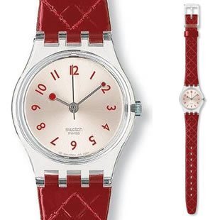 斯沃琪 Swatch 手表 女表 经典爆款 草莓酱 LK243