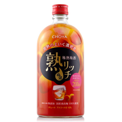 日本原装进口蝶矢CHOYA俏雅熟成梅酒配制酒720ML