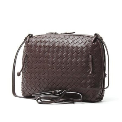 Bottega Veneta 245354 Intrecciato Nappa Cross Body Bag 小羊皮編織斜背包